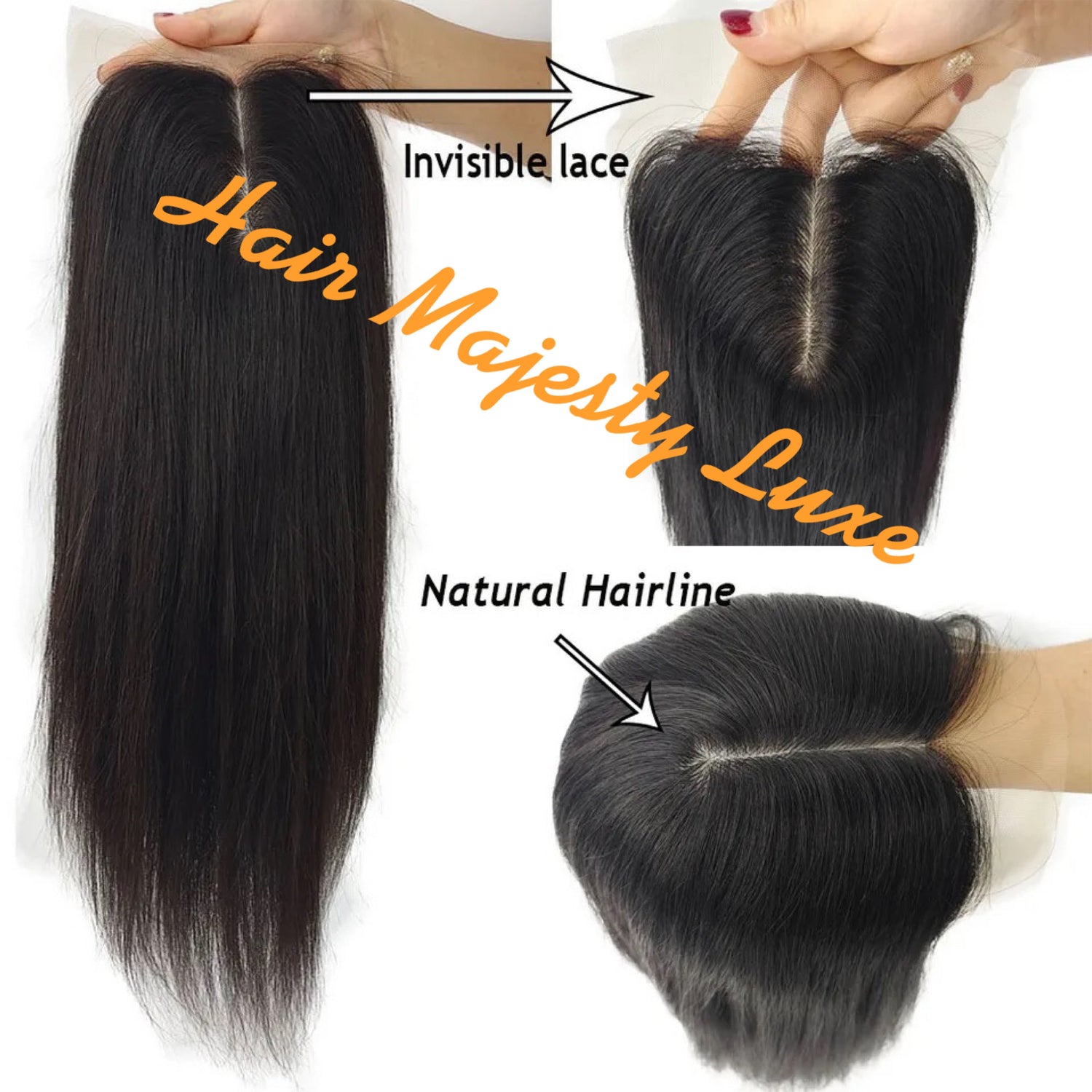 100% Human Hair Toppers