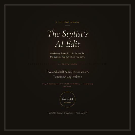 The Stylist’s AI Edit — Live Virtual Intensive Anitra Phifer